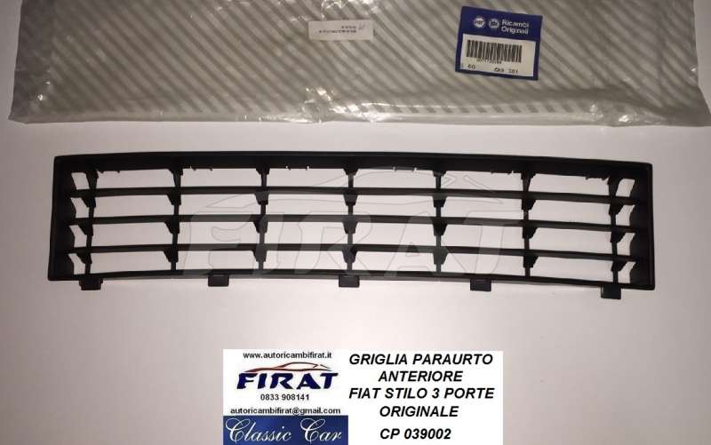 GRIGLIA PARAURTO FIAT STILO 3 PORTE ANT.